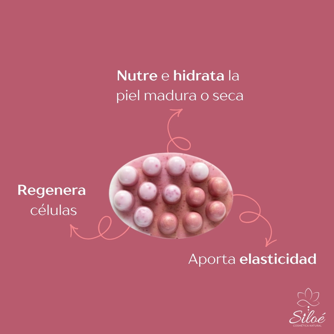 Jabón Facial de Rosas y Almendras