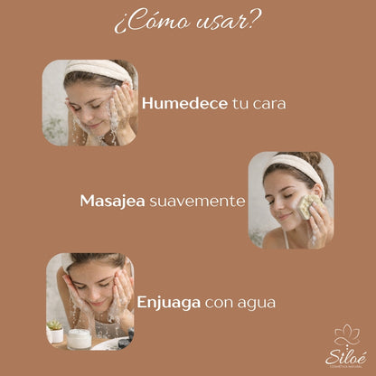 Jabón Facial de Avena y Miel