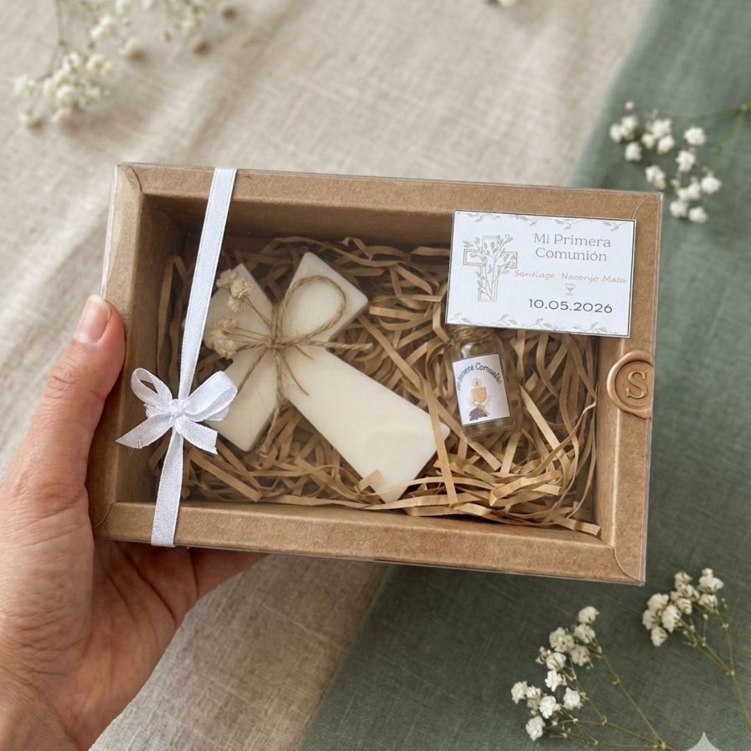 Vela de Cruz con caja